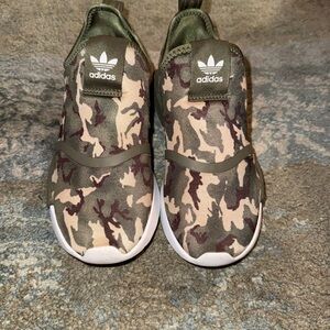 Adidas NMD R1 Camouflage Slip-On Sneakers  size 1